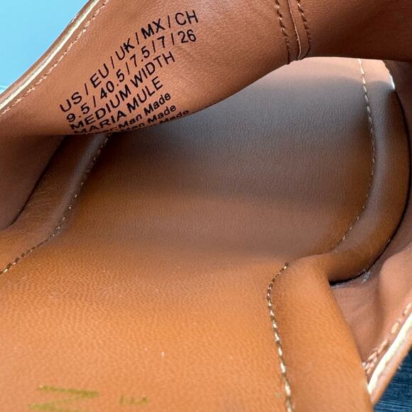 NEW Kenneth Cole Reaction Women’s Maria Mule Wedge Sandals Cognac Size 9.5 - Picture 5 of 12